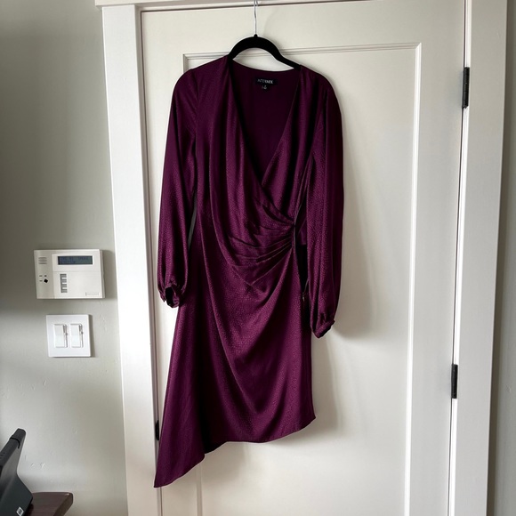 Intermix Maroon dress size 2 - Picture 2 of 5